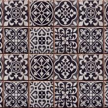 Azulejos keukenwand sticker zwart wallstickers 67253 Crearreda collection