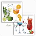 Cocktails raamstickers stickers mureaux Komar Deko-sticker 16005