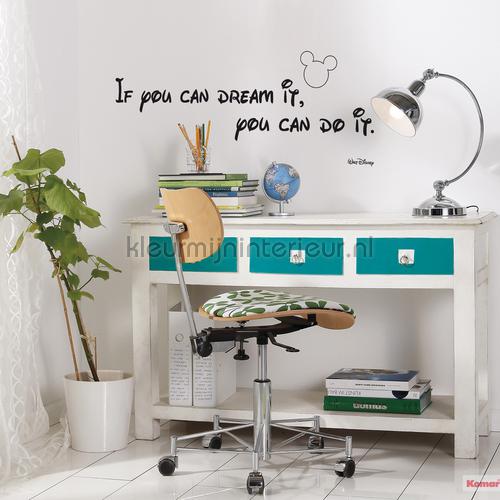 disney you can do it interieurstickers 14002h meisjes Komar