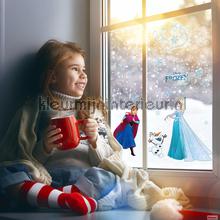 Frozen snowflake autocolantes decoracao Komar Sticker top 15 