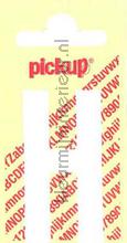 Letter H Nobel interieurstickers Pick-up plakletters en cijfers los 