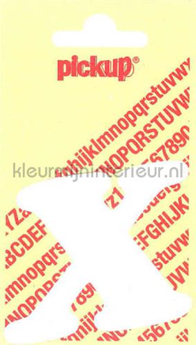 letter x cooper black adesivi murali x-wit Sierlijke Letters en Cijfers Pick-up