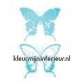 Vlinder stickers mureaux Komar Deko-sticker 17017