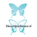 Vlinder wallstickers Komar teenagere 