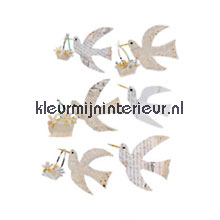 Duiven wallstickers Komar vindue stickers 