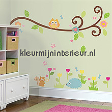 Scroll Tree autocolantes decoracao RMK1861SCS Bebs - Crianas RoomMates