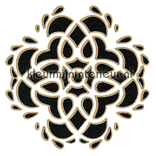 Wall tatoo velours 3 stuks interieurstickers Dutch Wallcoverings behang 