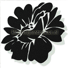 Velourse bloem 3 stuks interieurstickers Dutch Wallcoverings behang 
