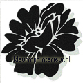 Velourse bloem 3 stuks interieurstickers 50022 aanbieding stickers Aanbieding stickers