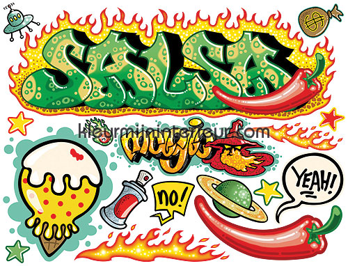 salsa wallstickers 350-0027 salg DC-Fix