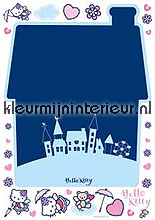 Hello kitty krijtbord 2 interieurstickers Decofun behang 