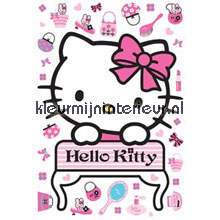 Hello kitty interieurstickers Decofun behang 