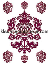 Velours ornament interieurstickers DC-Fix behang 
