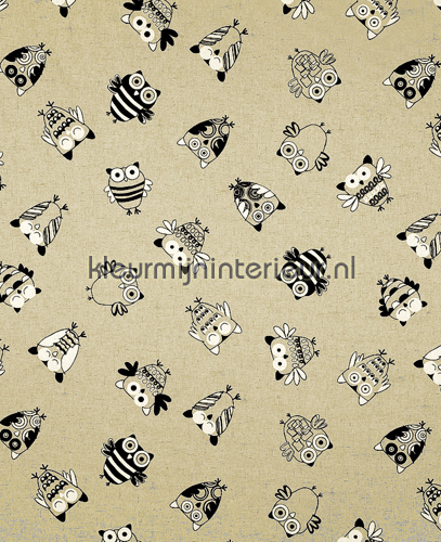 Linnenlook uiltjes COUPON 10.80 mtr cortinas oferta