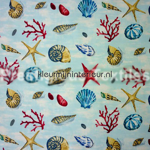 Sea shells gordijnen 5912-715 Marine Prestigious Textiles