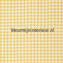 Vichy geel ruit 1,5 cm COUPON 4 mtr stoffer salg 