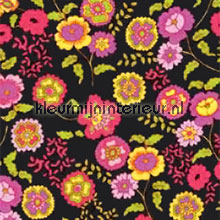bloemen zwart pellicole autoadesive Gekkofix Gekkofix-collectie 13424