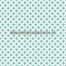 Retro turquoise plekfollie Gekkofix Gekkofix collectie 13472