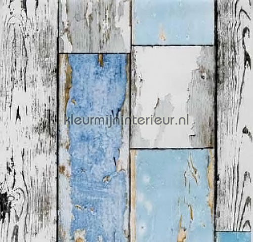 pijp Wolkenkrabber Romantiek Steigerhout blauw grijs 12880 plakfolie Gekkofix-collectie Gekkofix