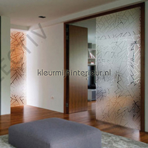 Decoratieve professionele raamfolie plakfolie INT 520 75 cm breed dessins Reflectiv