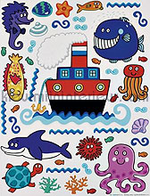 boot wallstickers 350-0013 DC-fix collectie samling