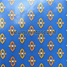Chique blauw plakfolie DC-Fix behang 