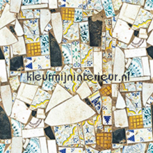 Mozaiek van porselein feuille autocollante Patifix premium Pierres Béton 