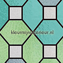 Stevige kwaliteit Glas in lood groen selvklaebende plast Patifix Plain neutral static 