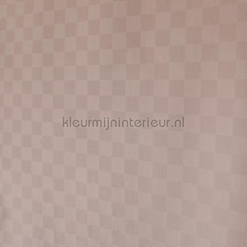 Blokmotief taupe copritavolo quadrato Kleurmijninterieur