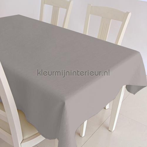 grijze uni table covering plain colors Kleurmijninterieur