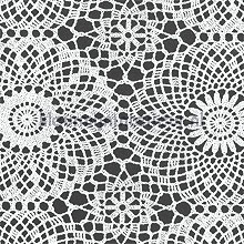 Opengewerkt wit kant table covering lace