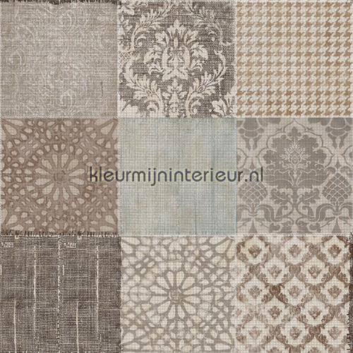 Trendy chic table covering patchwork Dutch Wallcoverings