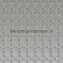 Kleine schakels zilver tende per porte pvc lamel 