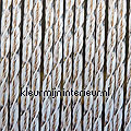 bali bruin rideaux de porte synthetic thread Fly curtains ready made