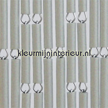 Grijs metallic verspringend fliegenvorhang synthetisch 