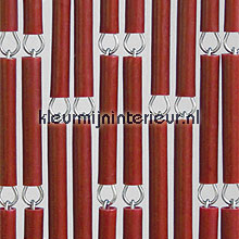 bordeaux cortinas de tiras canutillo PVC liso