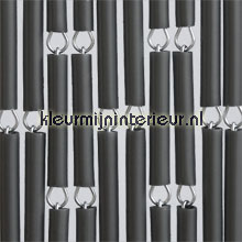 Antraciet verspringend rideaux de porte pvc lamel 