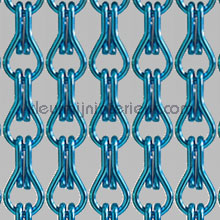 Aluminium licht blauw tende per porte pvc lamel 