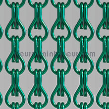Aluminium licht groen tende per porte pvc lamel 