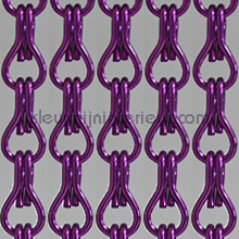 Aluminium paars tende per porte pvc lamel 