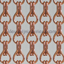 Aluminium koper cortinas de tiras tiras de PVC 