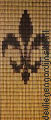 Franse lelie vliegengordijnen houtlook kunststof 