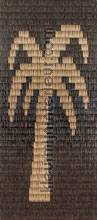 cortinas de tiras madera artificial