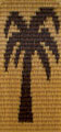 Palmboom vliegengordijnen houtlook kunststof 