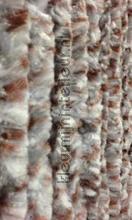 Kattenstaart bruin wit grijs gemeleerd fly curtains synthetic thread 