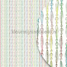 Koral transparant mluticolor verspringend fliegenvorhang Kleurmijninterieur uni 