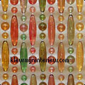 koral kleurenmix verspringend fluegardiner perler Fluegardiner