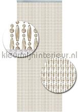 transparant champagne verspringend cortinas antimoscas Koral verspringend Kleurmijninterieur