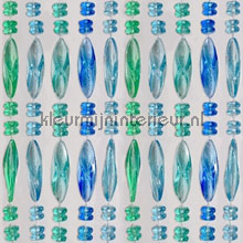 chios turquoise transparant rideaux de porte perles