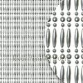 Koral zilver metallic recht fly curtains beads Fly curtains ready made